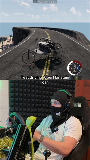 Test Driving Albert Einstein's Car in BeamNG