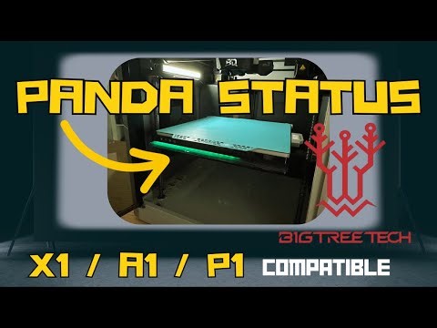 No Status Bar? Fix That! BTT Panda Status for Bambu Lab X1/P1/A1 printers