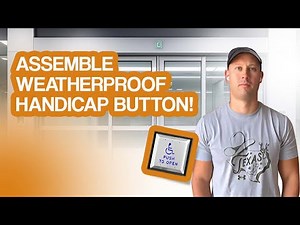 How To Assemble Weatherproof Handicap Button | Magic Man Door Controls