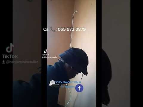 How to Connect ( install ) a new DSTV or Open-view Satellites Dish full steps...
