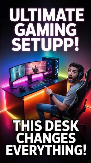This Gaming Desk Will Level Up Your Setup Instantly! 🎮🔥