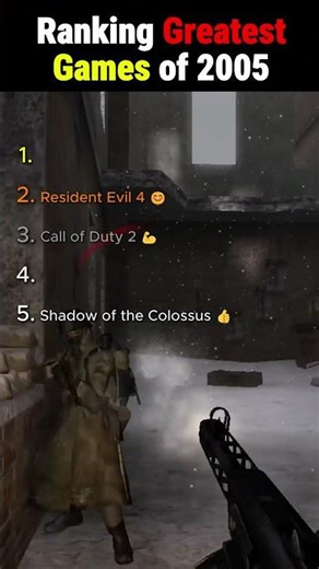 Ranking Greatest Games of 2005 💪 #gaming #ranking #top5