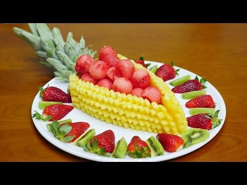 How to CUT, SLICES and DECORATE FRUIT By J. Pereira Art Carving Fruit and Vegetables
