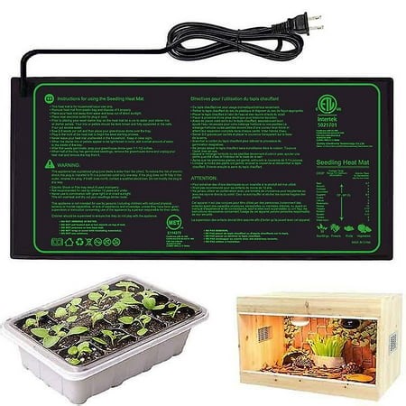Heating Pad With Digital Thermostat And Timer Controller, Plant Heating Pad For Seed Starting, Water Tank, Ip67 Waterproof Reptile Heating Pad - Walmart.ca