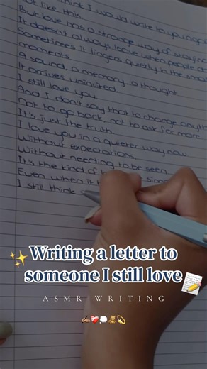 Full letter on my channel 📝✨ #asmr #asmrwriting #writing #handwriting