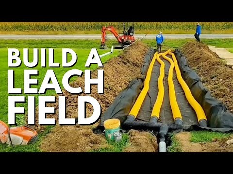 Leach Field Instructional Video for DIYers and Contractors