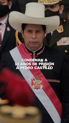 38K views · 873 reactions | El expresidente de #Perú, Pedro Castillo, fue condenado el 27 de noviembre a 11 años, 5 meses y 15 días de prisión por el delito de conspiración para la rebelión. Castillo es el más reciente de una serie de expresidentes que se enfrentan a la Justicia. En los últimos diez años, el país tuvo ocho presidentes. | CNN en Español | Facebook