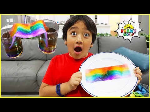 DIY Rainbow Science Experiments with 1hr activities for kids to do at home!!
