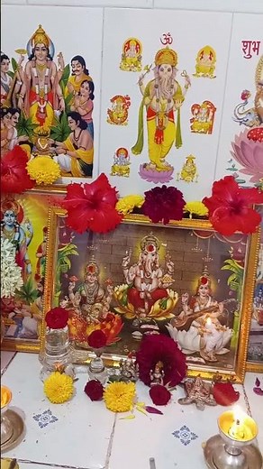 #newly entering to home poja #beautiful poja