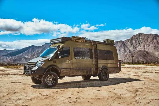 The Coolest 4x4 Mercedes Sprinter Van Camper You'll See