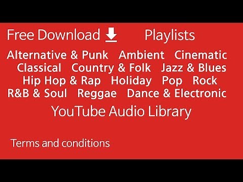Channel trailer - YouTube audio library