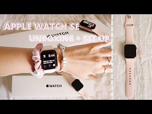 APPLE WATCH SE unboxing + set up