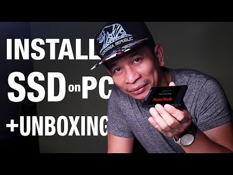 HOW TO Install SSD on a Desktop + UNBOXING SANDISK 500GB 3D NAND SATA III
