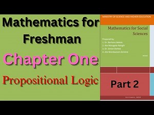Chapter One | Propositional Logic and Set Theory