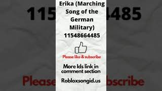 roblox id code erika / update 05/10/25