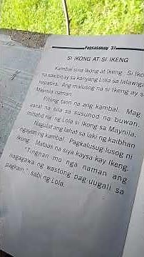 GRADE 1 TAGALOG PRACTICE READING #reading #keziahamanda #5yrsold