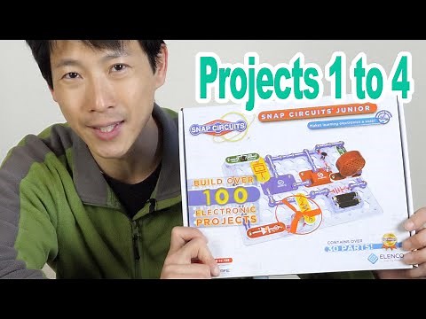 Snap Circuits Projects 1 to 4