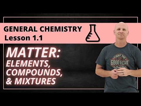 Matter: Elements, Compounds & Mixtures | 1.1 General Chemistry