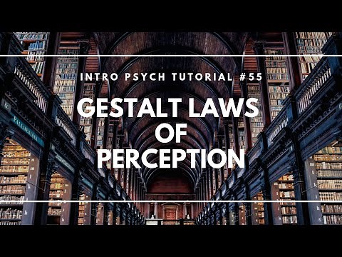 Gestalt Laws of Perception (Intro Psych Tutorial #55)