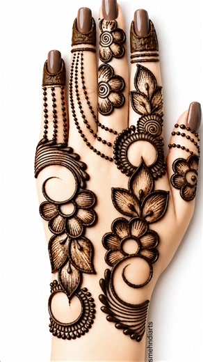 Very Simple Back hand mehndi design #shorts #mehndi #tutorial