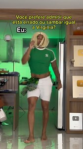 Eu? Errado? NUNCA! 😎🤡 #Virginia #samba #memes | Apollo Sant
