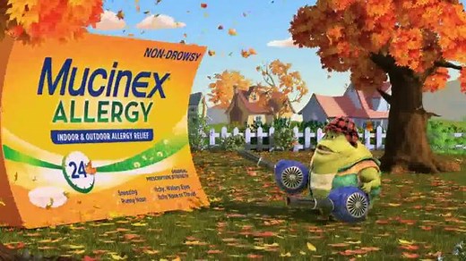 Mucinex Allergy TV Spot, 'Leaf Blower'