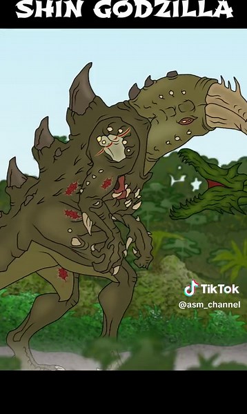 Shin Godzilla 5th Form Evolution Animation Compilation