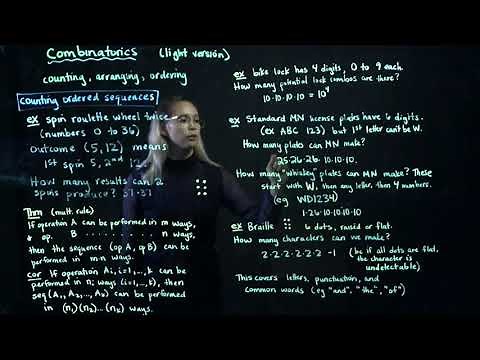 Combinatorics: Ordered Sequences