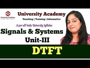 SS50: Discrete-Time Fourier Transform (DTFT)