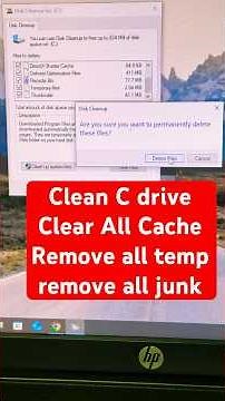 How to clean C Drive In windows 10/11/7 |(Make your PC Faster)
