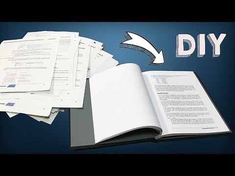 📚 Easy LOOSE SHEET BOOKBINDING 👉 Make Your Own DIY Hardcover Book [Step by Step] 📖✂️