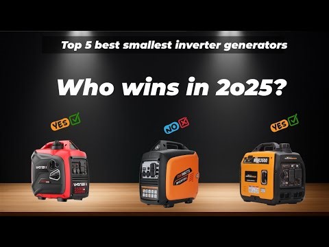 ✅ Top 5 best smallest inverter generators in 2025 [Watch This Before You Make a Choice!]