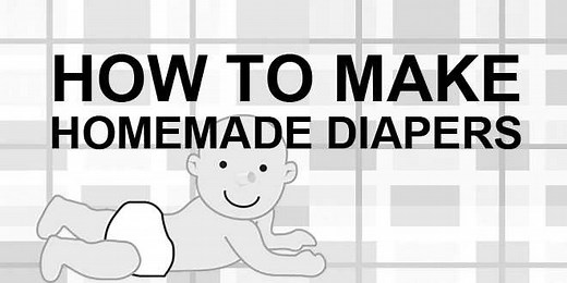 DIY Homemade Diapers: Flat-Fold, Cloth, All-In-One