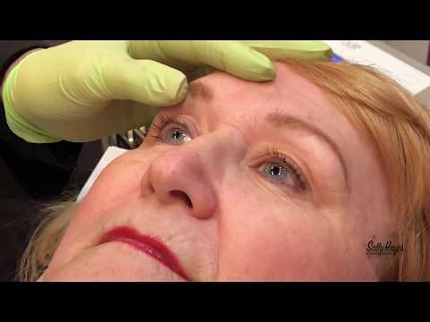 Permanent Eyeliner: Permanent Makeup by Sally Hayes, Before and After