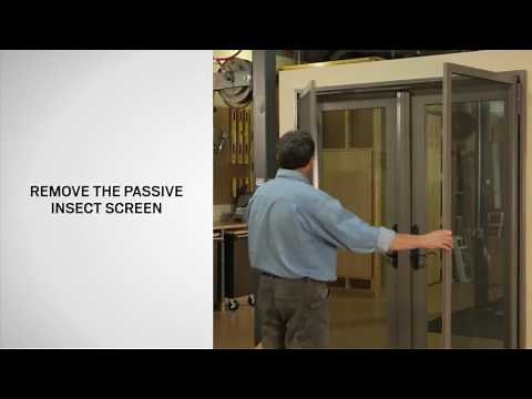Installing a Hinged Insect Screen for 400 Series Frenchwood Hinged Patio Doors | Andersen Windows