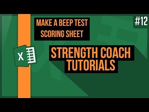 Create a Beep Test Calculator | Strength Coach Tutorials # 12