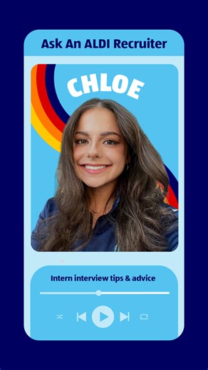 Are you eyeing one of our intern postings? This one's for you. Hear from Chloe on how to stand out: highlight what makes you unique, show your curiosity and bring genuine interest in building your career. Your future career starts here, see open opportunities: https://bit.ly/4mU51IA | ALDI USA Careers