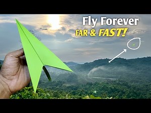How to Create a Paper Plane That Stays in the Air Forever