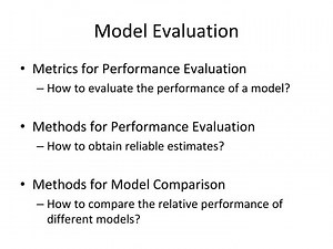 Model Evaluation - SlideServe