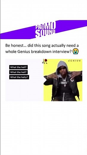 A Genius lyrics breakdown for this song is wild… like bro, what were we even analyzing 😭💀