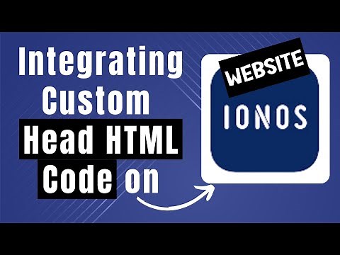 Step By Step Learn How To Add a Custom Head HTML Code For IONOS Website (Complete Guide)