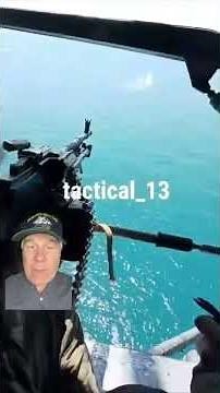 Helo crew engaging Sea-Skimming Drone