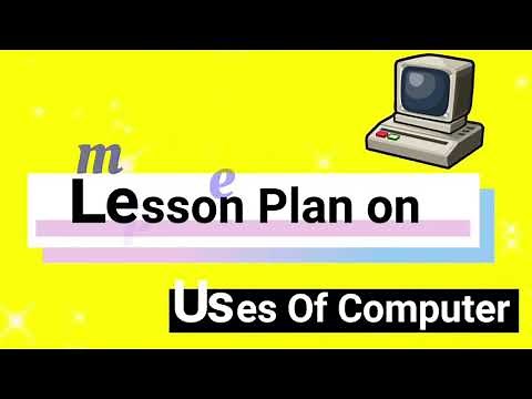 Uses Of Computer || Lesson Plan For Teachers || CBSE Grade 1 || Kidos Edu Point
