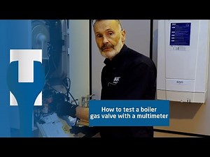 How to test a boiler gas valve with a multimeter