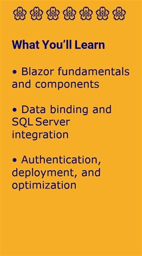 ASP.NET Core Blazor — Build Modern Web Apps with C#: Vedios#Shorts