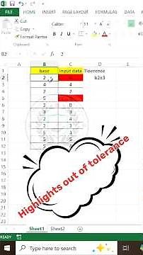 Highlight Values Outside Tolerance Range in Excel | Conditional Formatting Tutorial