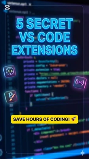 These 5 VS Code Extensions feel Illegal to know! 💻🔥 #coding #vscode