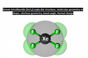 XeF4 Lewis structure, Molecular geometry, Bond angle, Shape