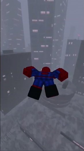 spider man swinging #roblox #spiderverse