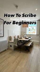 573 reactions · 10 comments | How to scribe wood or panelling for beginners. It’s actually so easy #scribe #diywoodwork #diyscribe #panelling #diytutorial #scribetutorial | jade.doutch | Facebook
